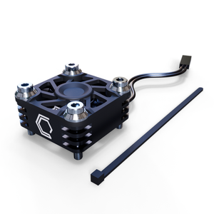 Arrma 3s 30Thirty Motor Fan Kit — With Fan, Silver