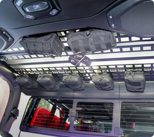 Jeep Wrangler JLU & Gladiator JT Overhead MOLLE Panel — Backseat Delete