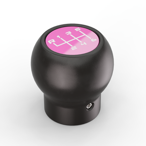 Jeep JL/JT shift knob in Pink, isometric view