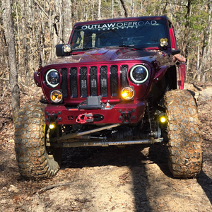 2018+ Jeep Wrangler JL & Gladiator JT Front Bumper with Winch Plate — GateKeeper Gauntlet