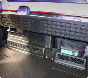 2020+ Jeep Gladiator JT Rear Wall Shelf MOLLE Panel — Backseat Delete
