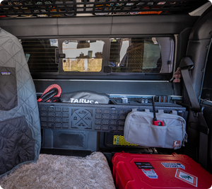 2020+ Jeep Gladiator JT Rear Wall Shelf MOLLE Panel — Backseat Delete