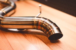 Jeep Wrangler JL 304SS Axle-Back Exhaust — side profile