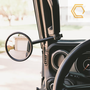 TrailView™ Slide V3 Doors Off Mirrors - Jeep Wrangler JL & Gladiator JT - Pair