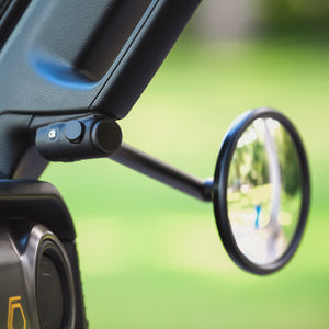 TrailView Slide V3 Doors Off Mirror for Jeep Wrangler JL & Gladiator JT — hardware and mounting bracket