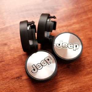 Jeep JL & JT Brushed Center Cap — close-up of brushed finish