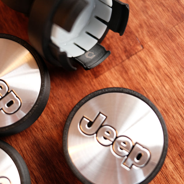 Jeep JL & JT Brushed Center Caps