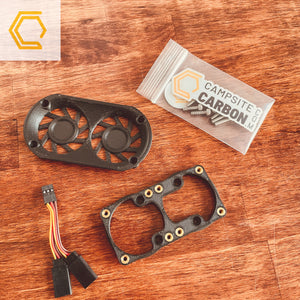 Arrma 6s 40Forty Dual Fan Kit — close-up of dual 40mm fans