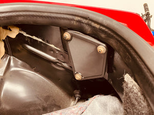 Pontiac Fiero Engine Blower Block-Off Kit — front view