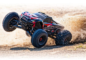 Chassis Mount 40Forty Fan Adapter for Traxxas MAXX — mounted on Traxxas MAXX