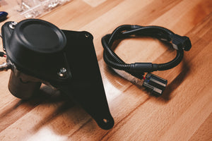 JK/JKU Vacuum Pump Relocation Kit — hardware kit